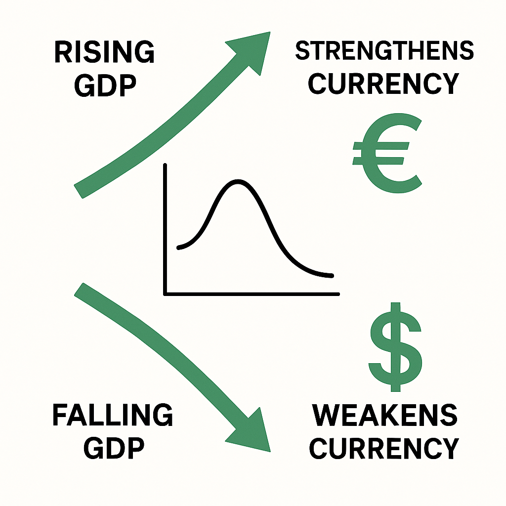 GDP growth overview diagram showing the four components of GDP