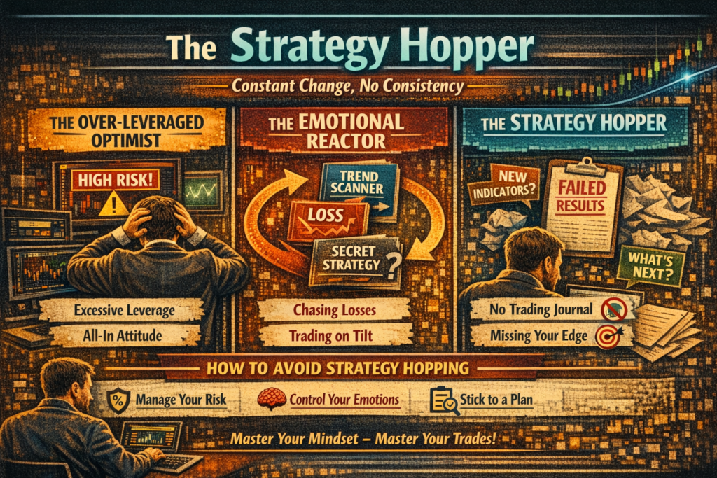 The Three Types of Traders Who Blow Accounts — And How to Avoid Becoming One 2 the strategy hopper
