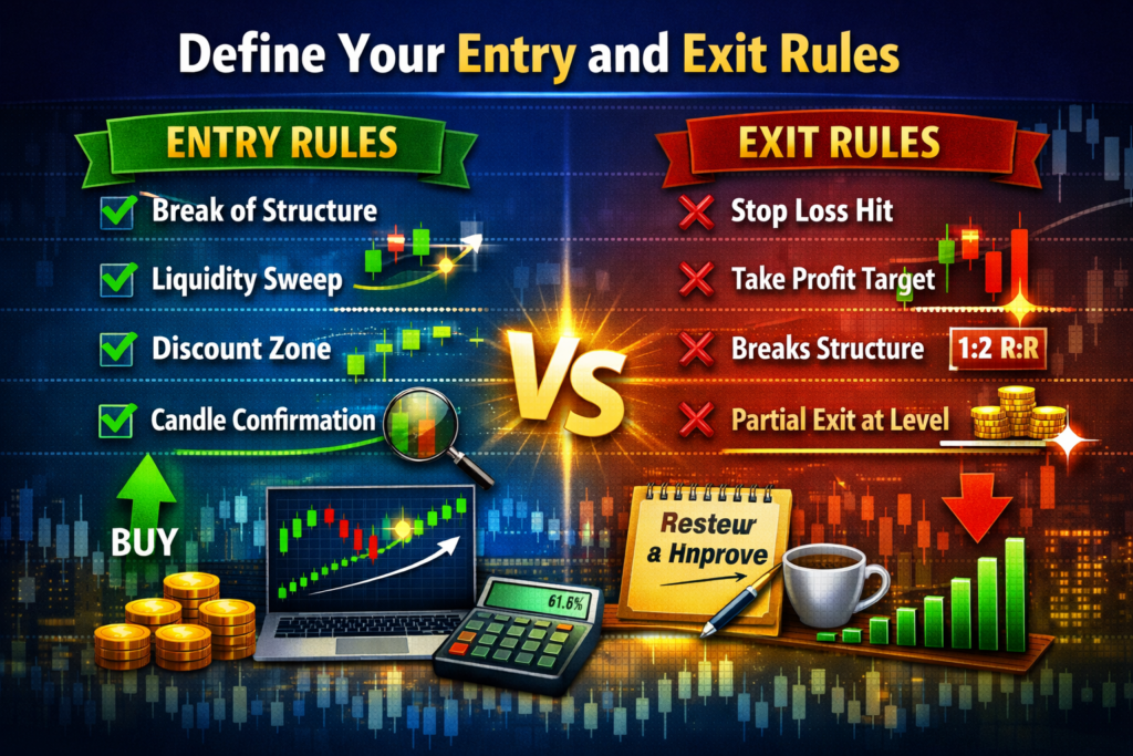 Define Your Entry and Exit Rules